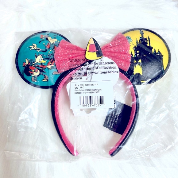 NEW Disney DVC Vacation Club Mickey Mouse Happy Halloween Glow-in-the-Dark Ears - Picture 2 of 9